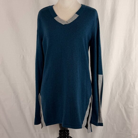 Smartwool Women's Sweater | Teal with Grey Accents | Medium - Picture 1 of 11
